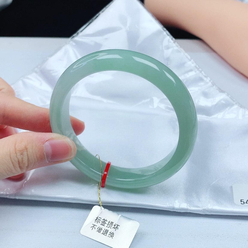 【闪购商品】翡翠手镯未镶嵌天然缅甸a货手镯54+