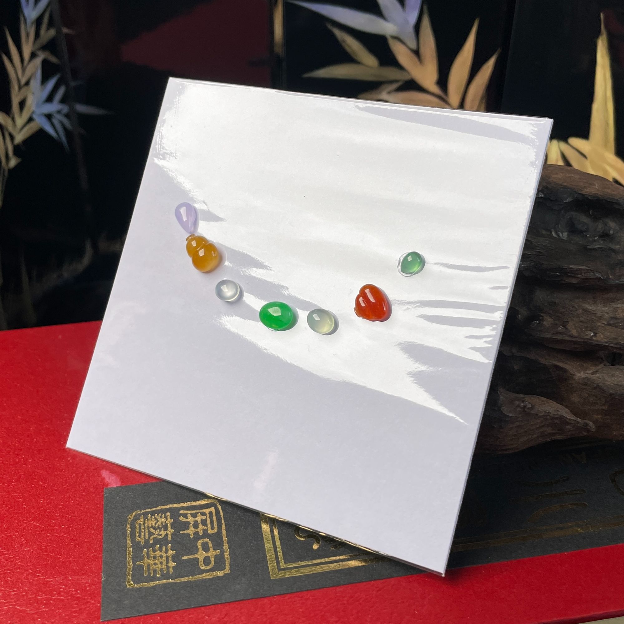 庄严翡翠/天然缅甸A货翡翠多宝手串裸石