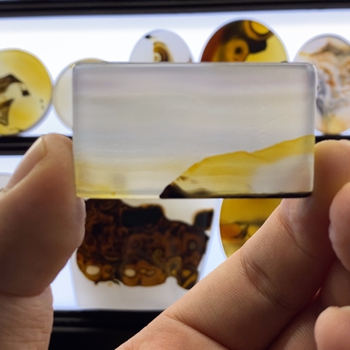 玛瑙/玉髓合金颈饰