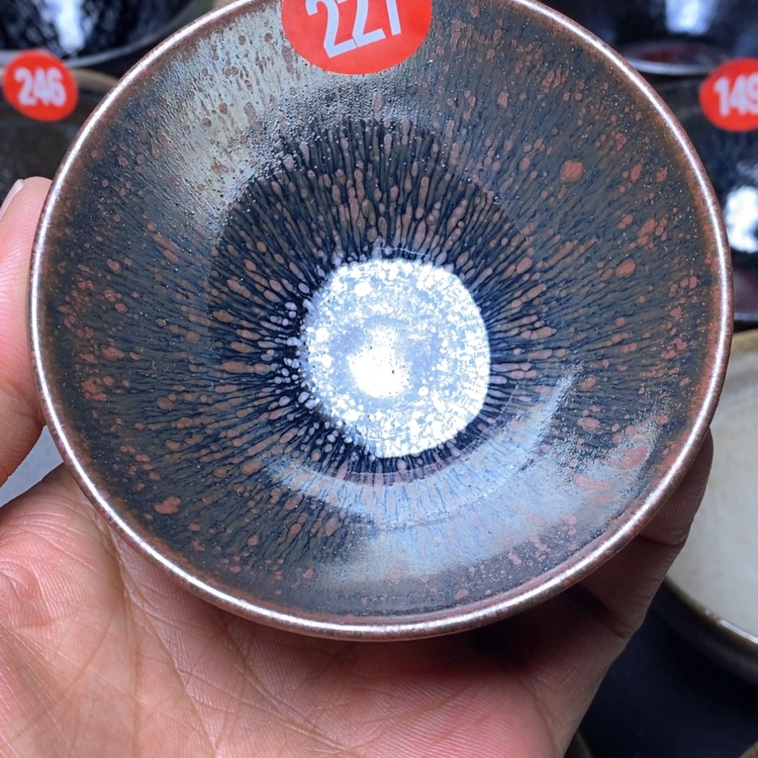 茶盏叶明龙窑柴烧茶盏