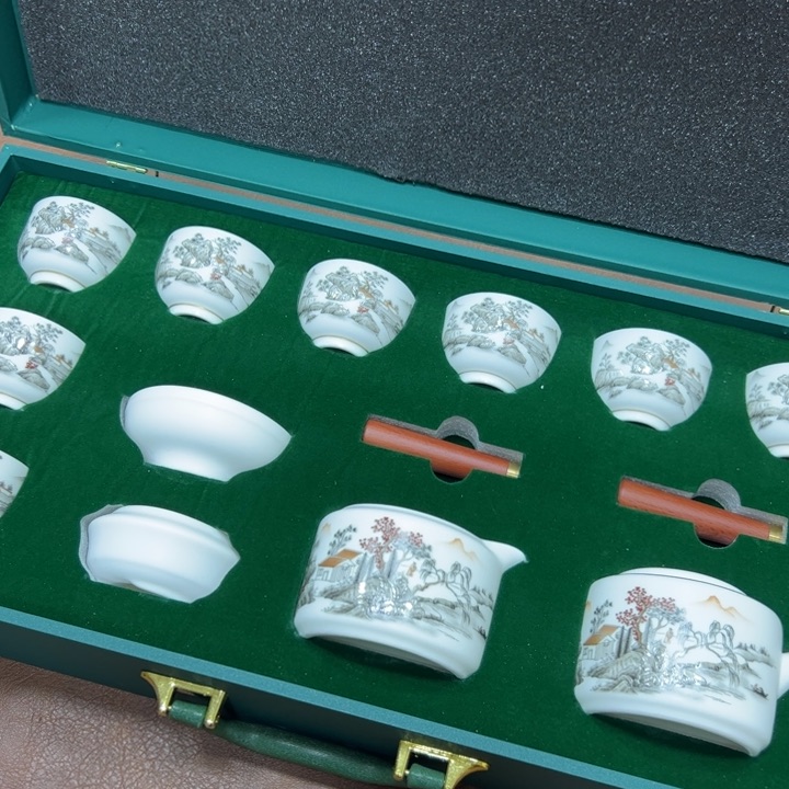 孤品茶具套装清清！