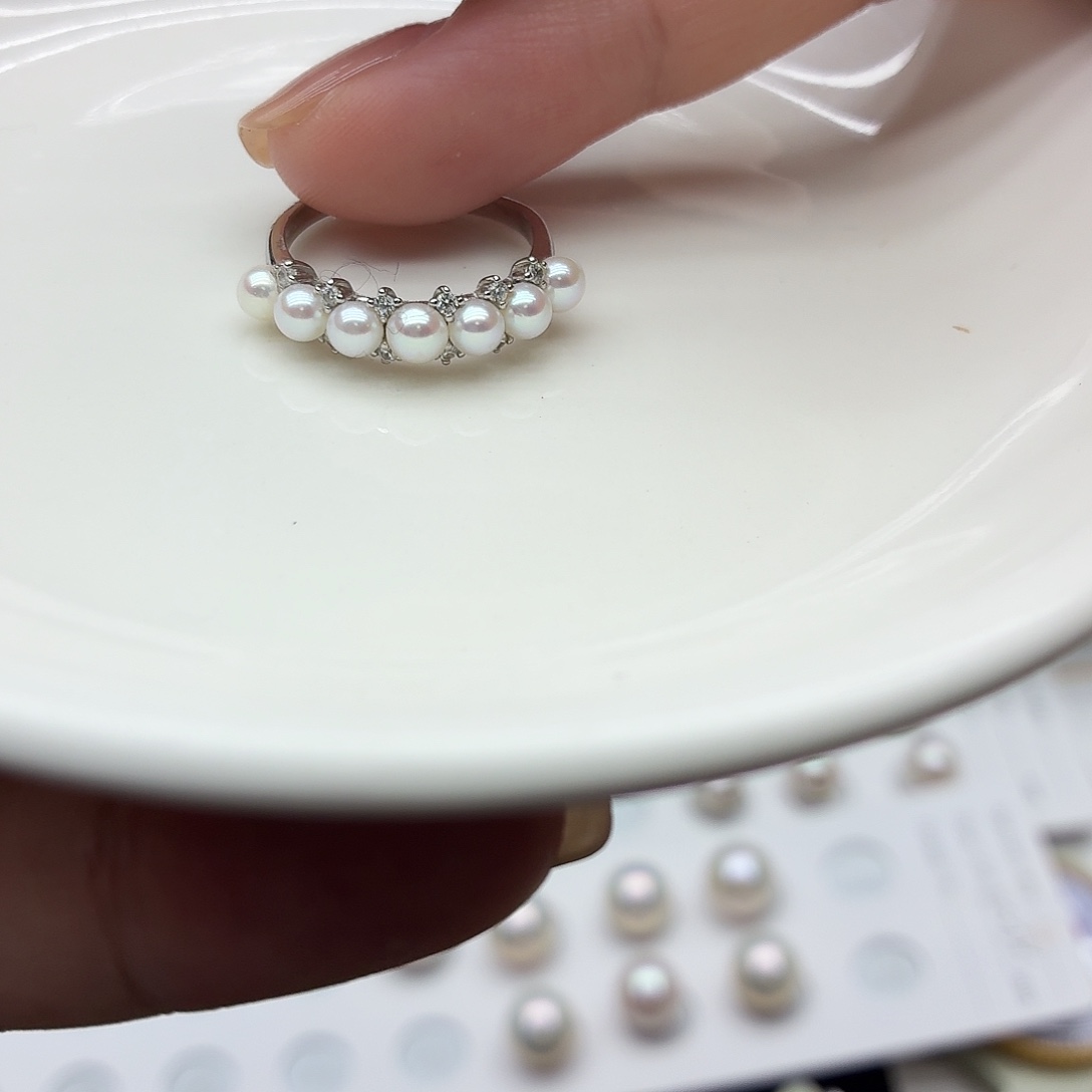 无非金属珍珠戒指