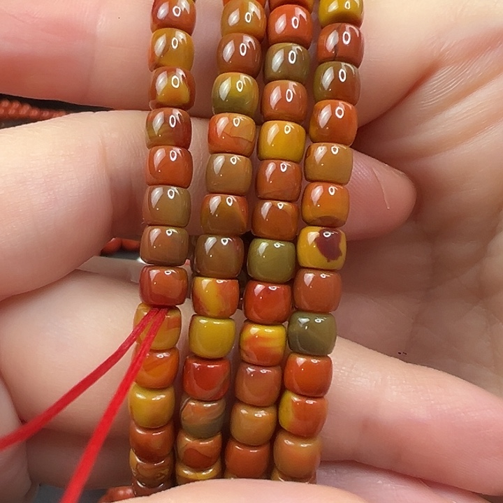 南红玛瑙未镶嵌手串      南红包浆长链   k5 直切归圆项链