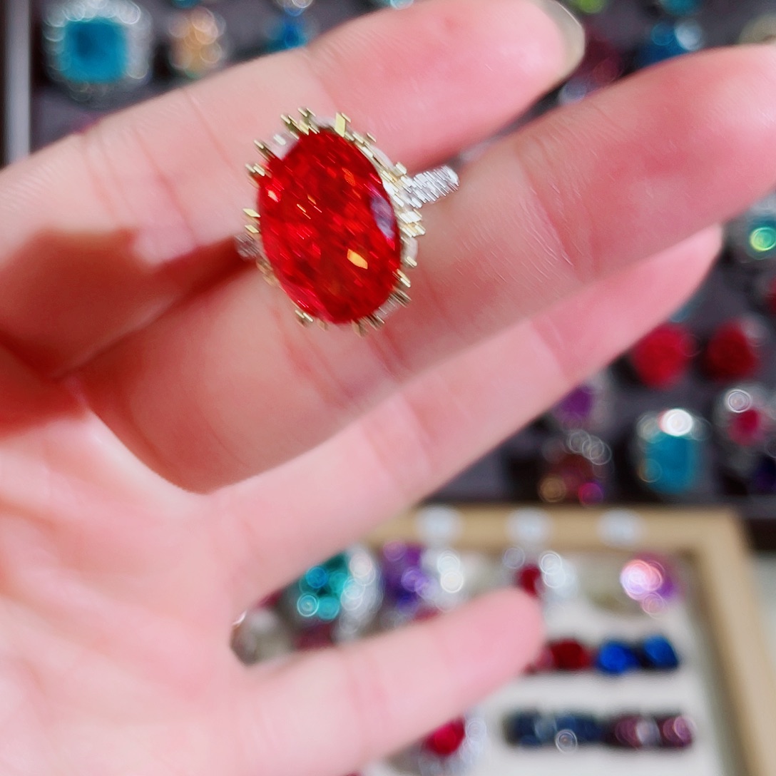 合成立方氧化锆纯铜