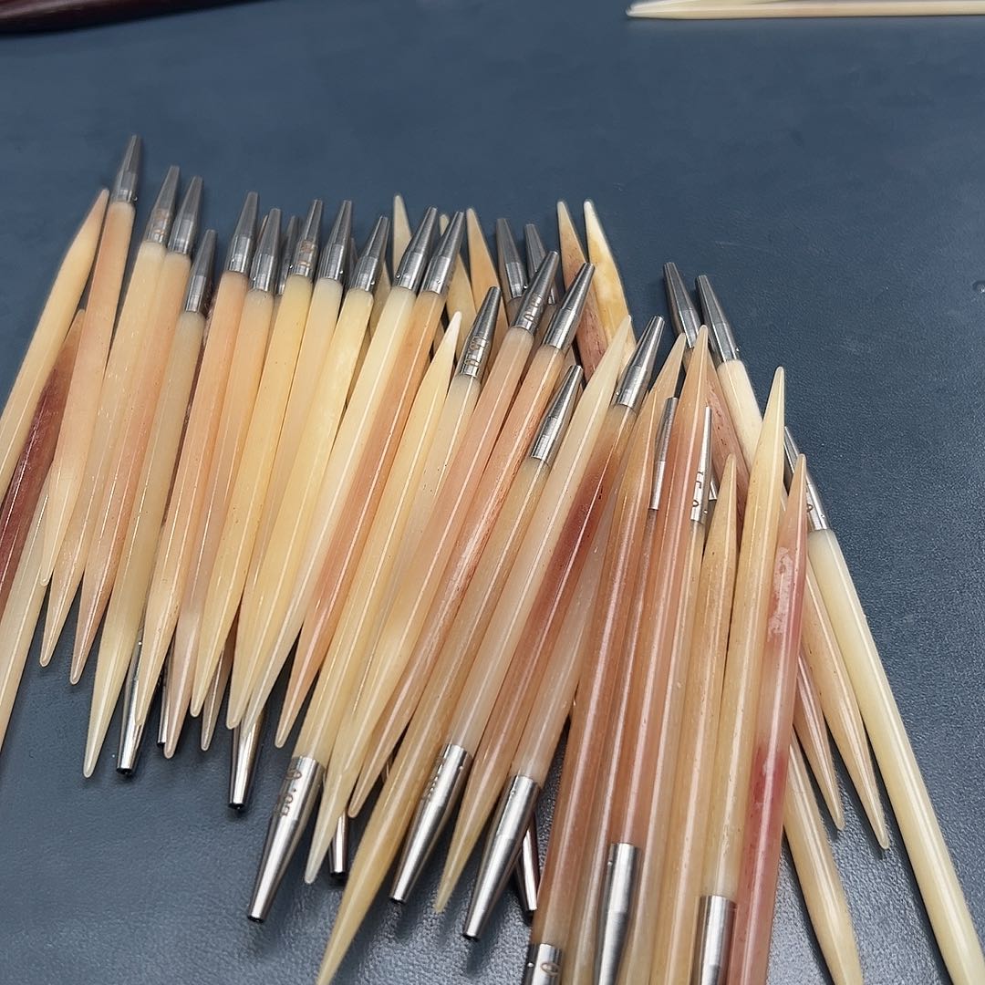 5.0特价微瑕骆驼骨毛衣针圆针
