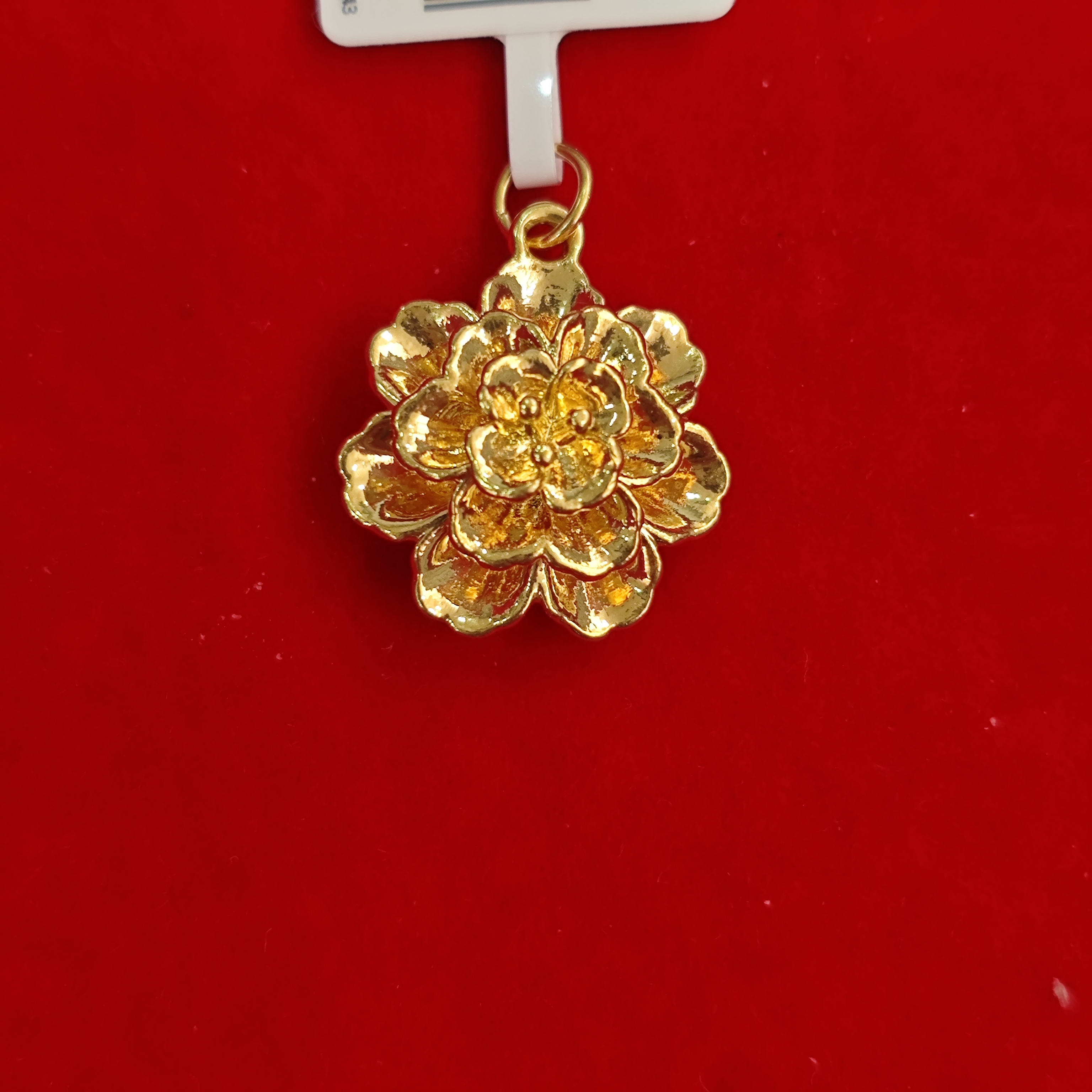 【思思专享】 足金999饰品 金花吊坠 0.46 GP