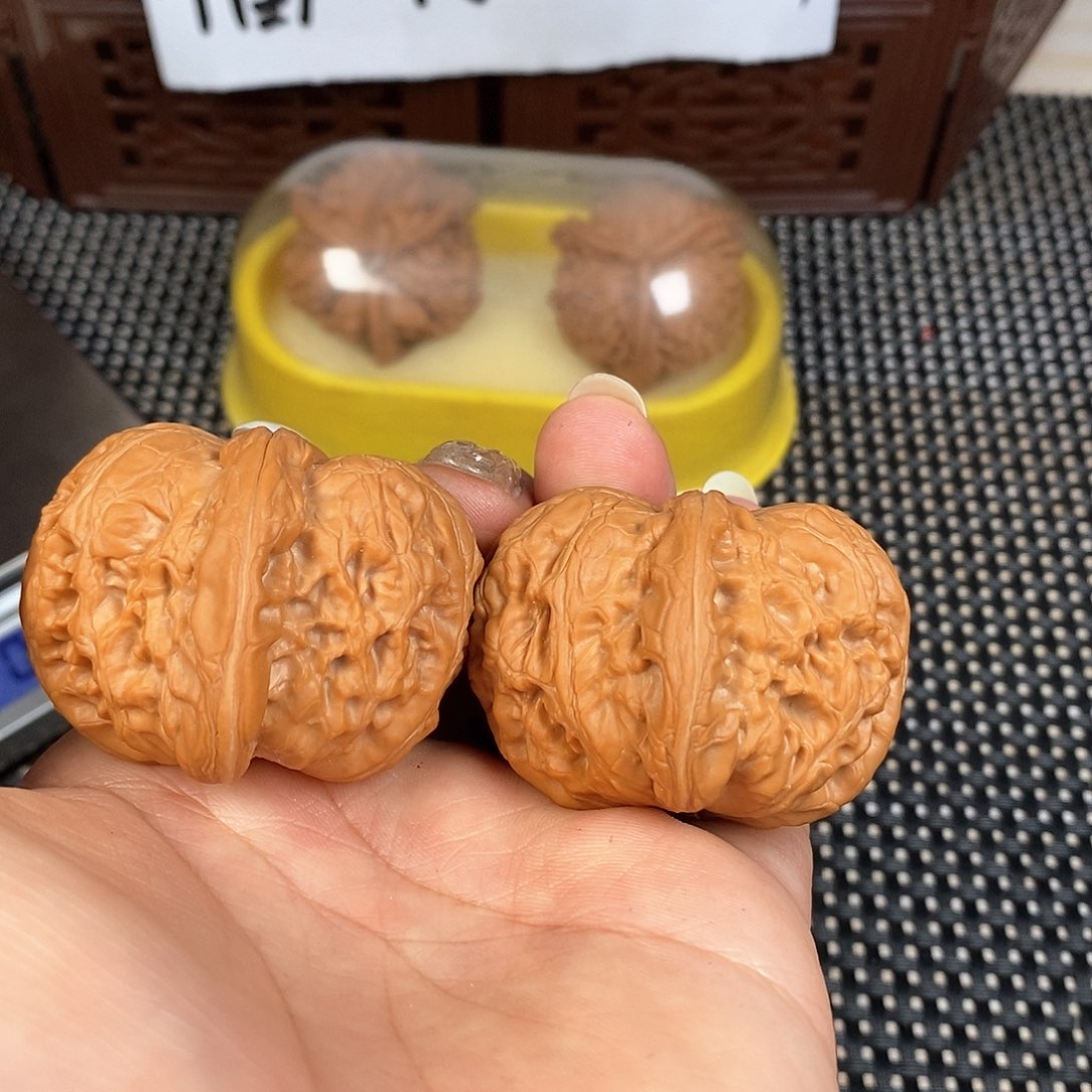 文玩核桃把件43➕平古元宝全品50克