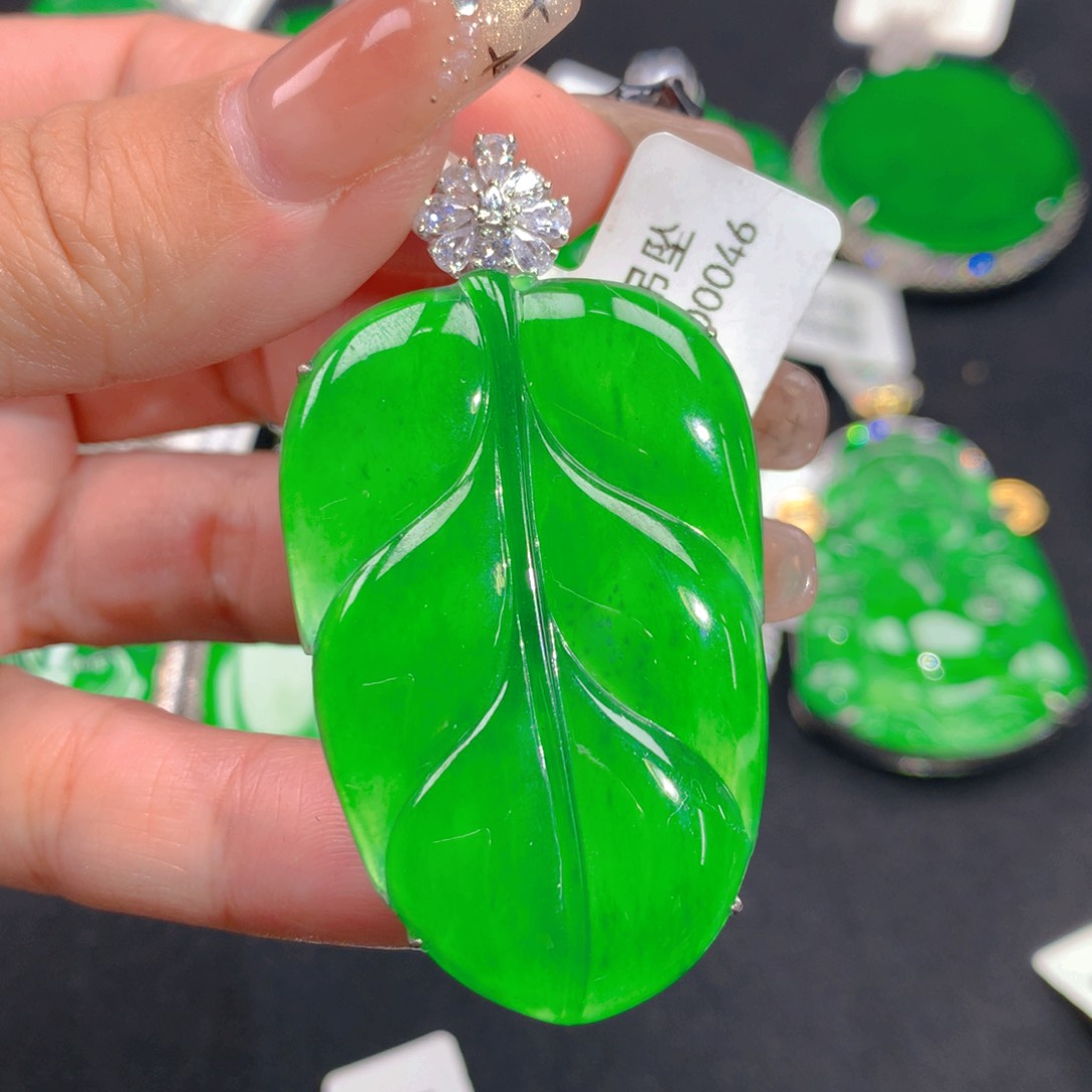 翡翠颈饰银S925镶嵌11111111111