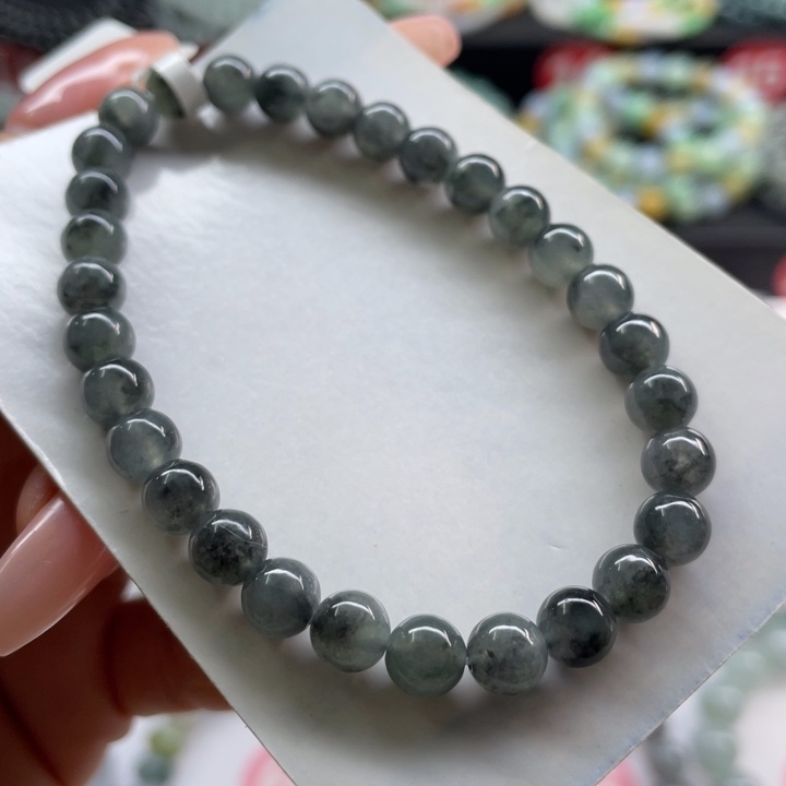 未镶嵌手链翡翠卡6.4