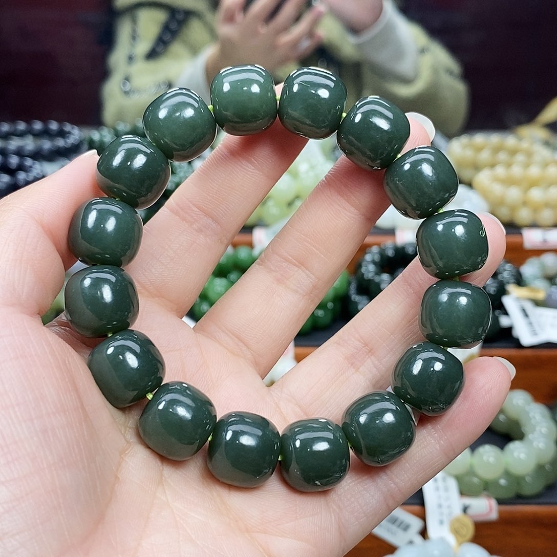 和田玉手链未镶嵌