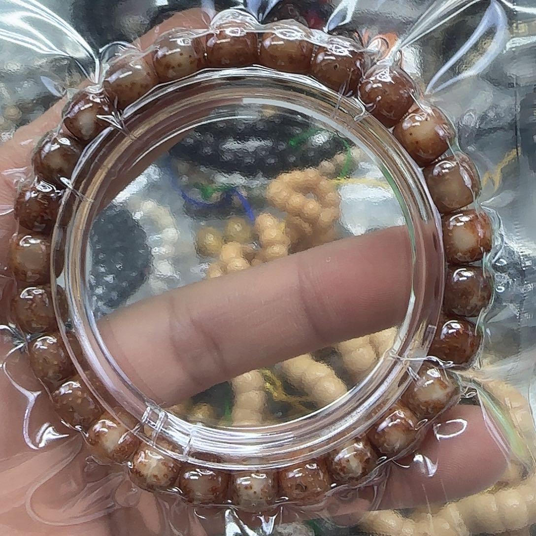 手串星月菩提105殿堂粉冰星月菩提98单圈