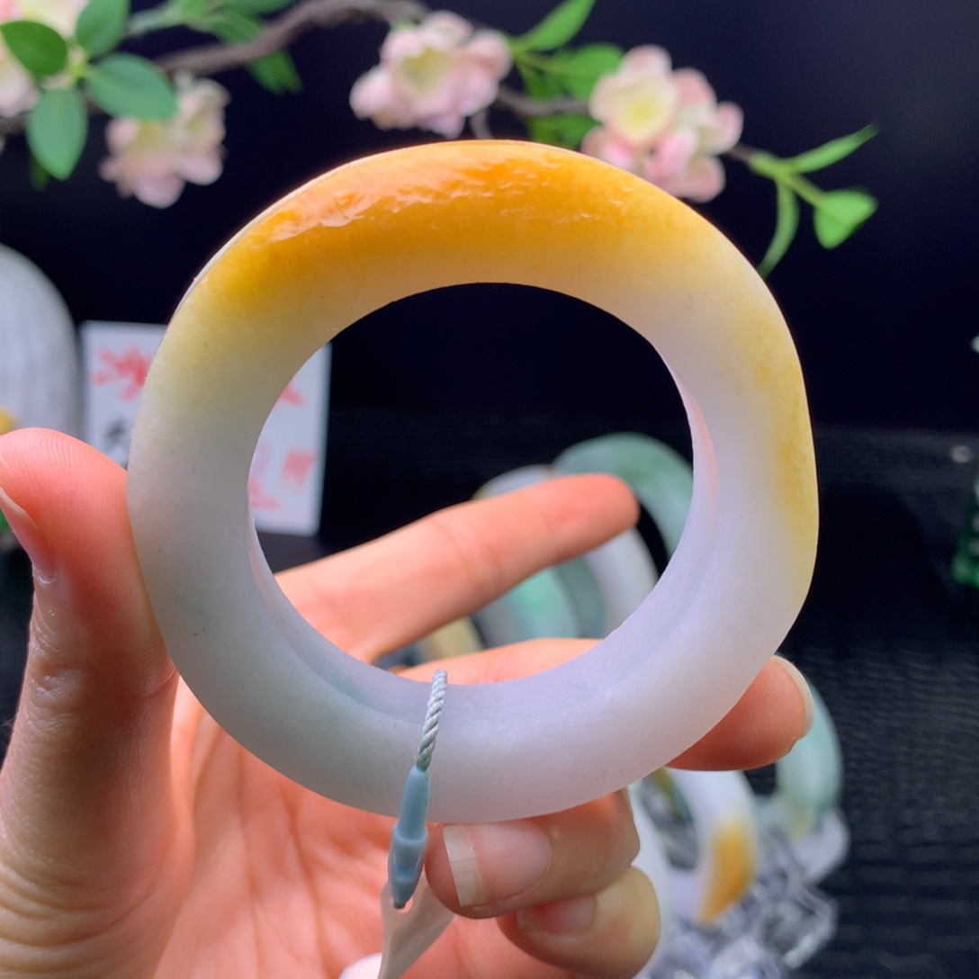 定制翡翠未镶嵌手镯48-56