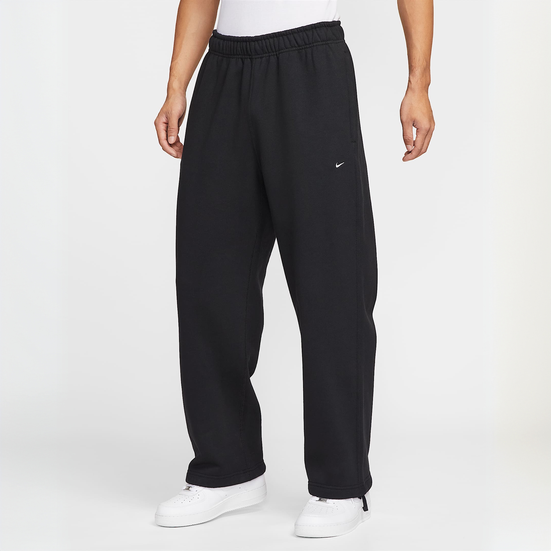 耐克Solo Swoosh男子加绒直筒长裤 HV1091-010