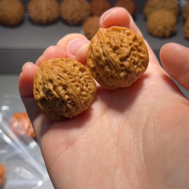 把件文玩核桃野白884