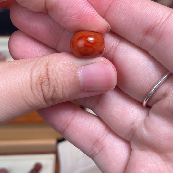 南红玛瑙未镶嵌颈饰6