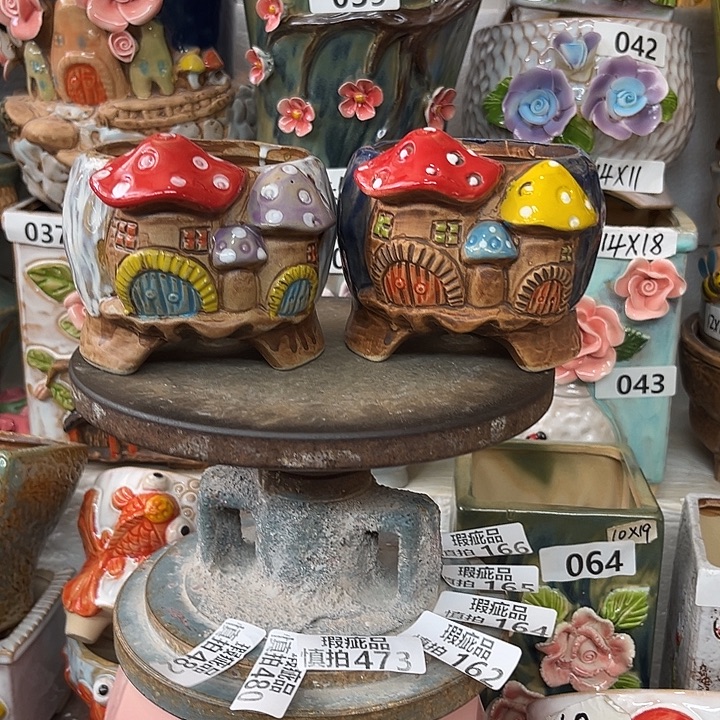 花盆紫砂粗陶材质多肉花盆