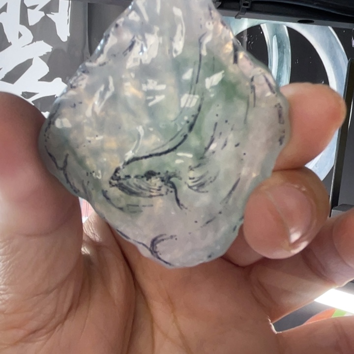 翡翠未镶嵌吊坠(不含链)翡翠料子