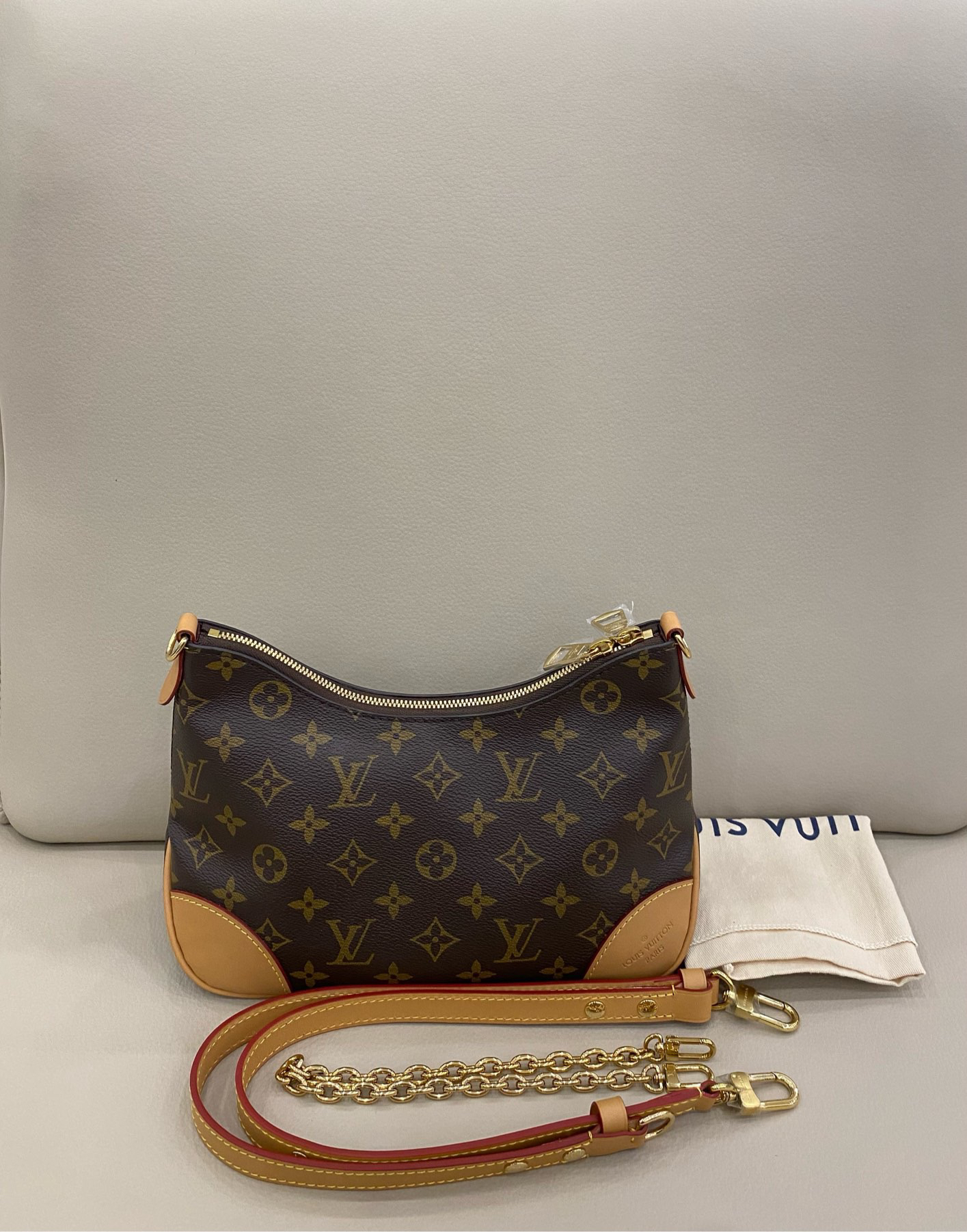 99新 LouisVuitton/路易威登 LV 黄牛角包 完美品相99新 特惠出