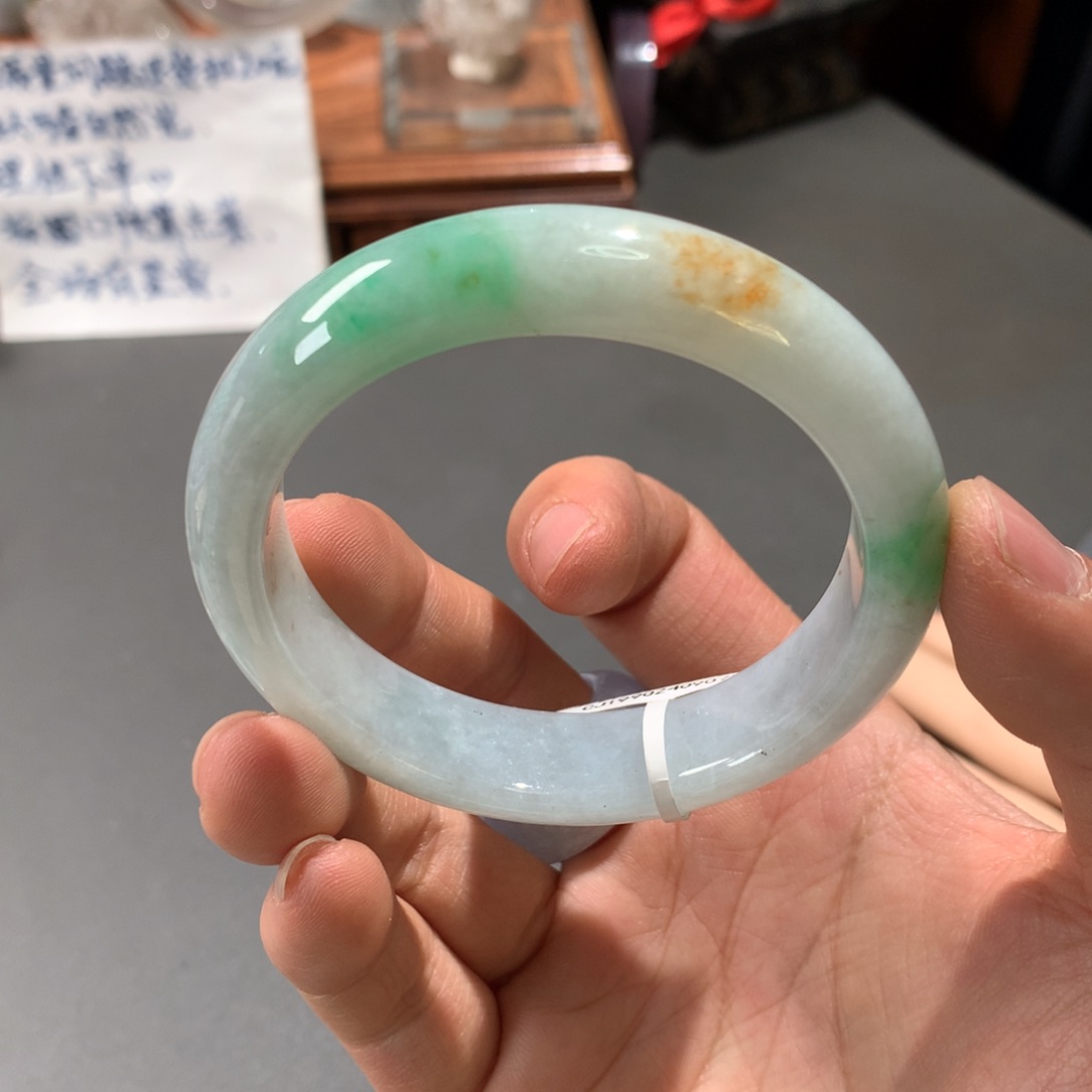 翡翠手镯未镶嵌54.8圈口