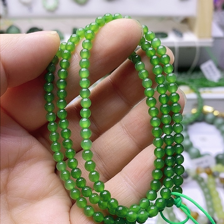 和田玉（碧玉）4项链未镶嵌