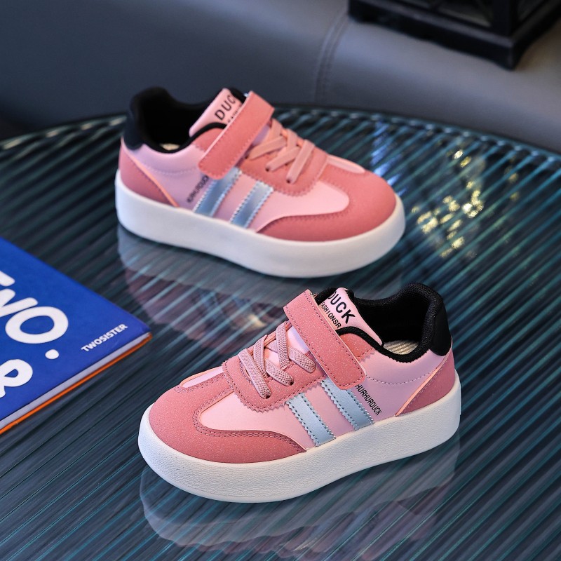 儿童新款运动鞋软底防滑女童德训鞋3-12岁百搭男孩春季休闲板鞋子