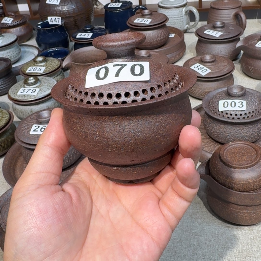 瓷粗瓷茶具素色盖碗