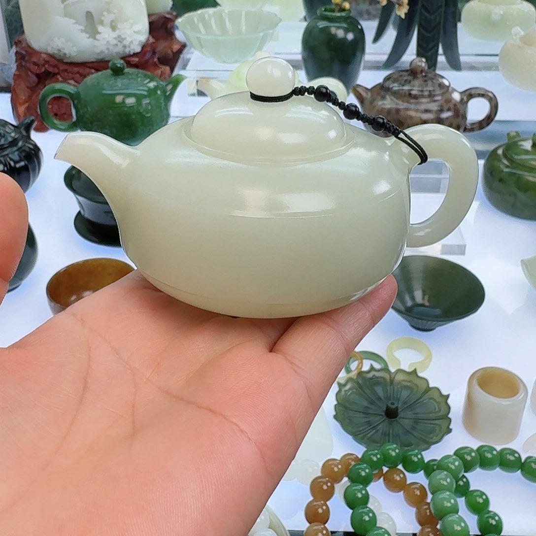 和田玉（白玉）挂件未镶嵌北*