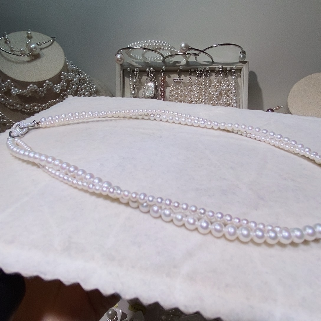 雨***儿非金属非金属编织双层设计项链