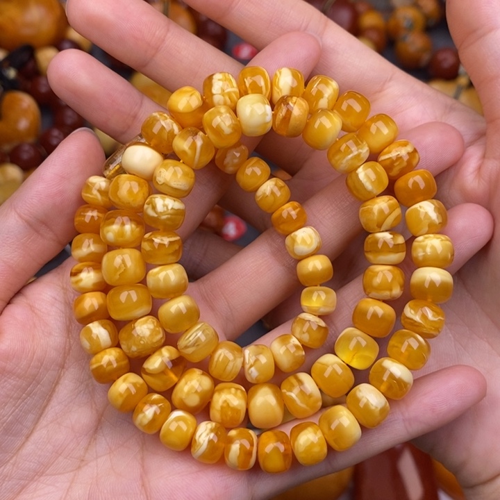 琥珀未镶嵌裸石蜜蜡M