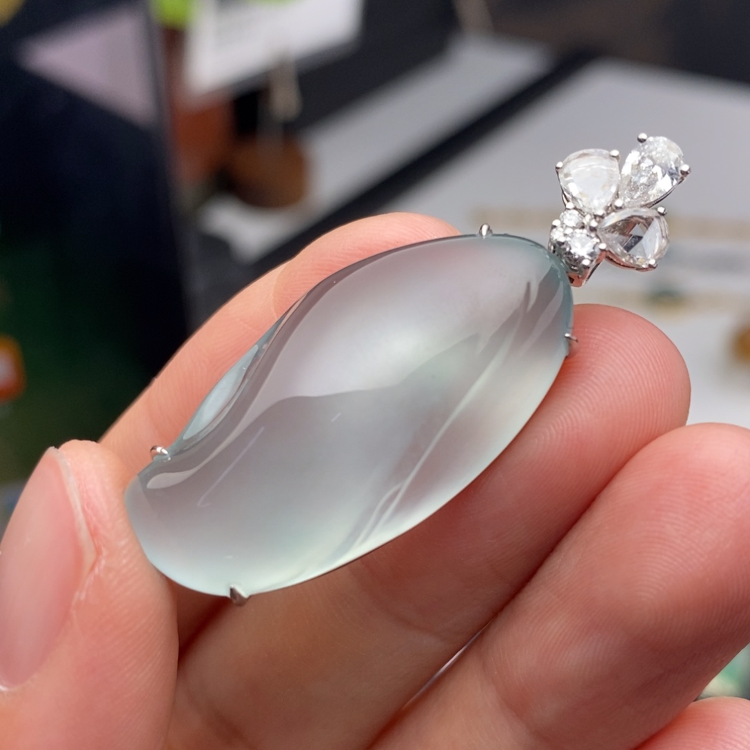 定制翡翠18K金镶嵌  上新