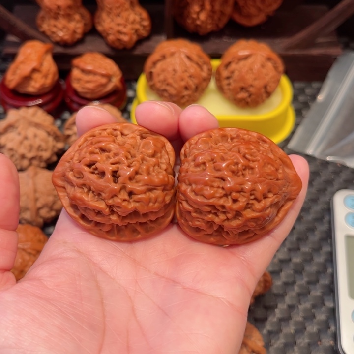 文玩核桃把件官帽42