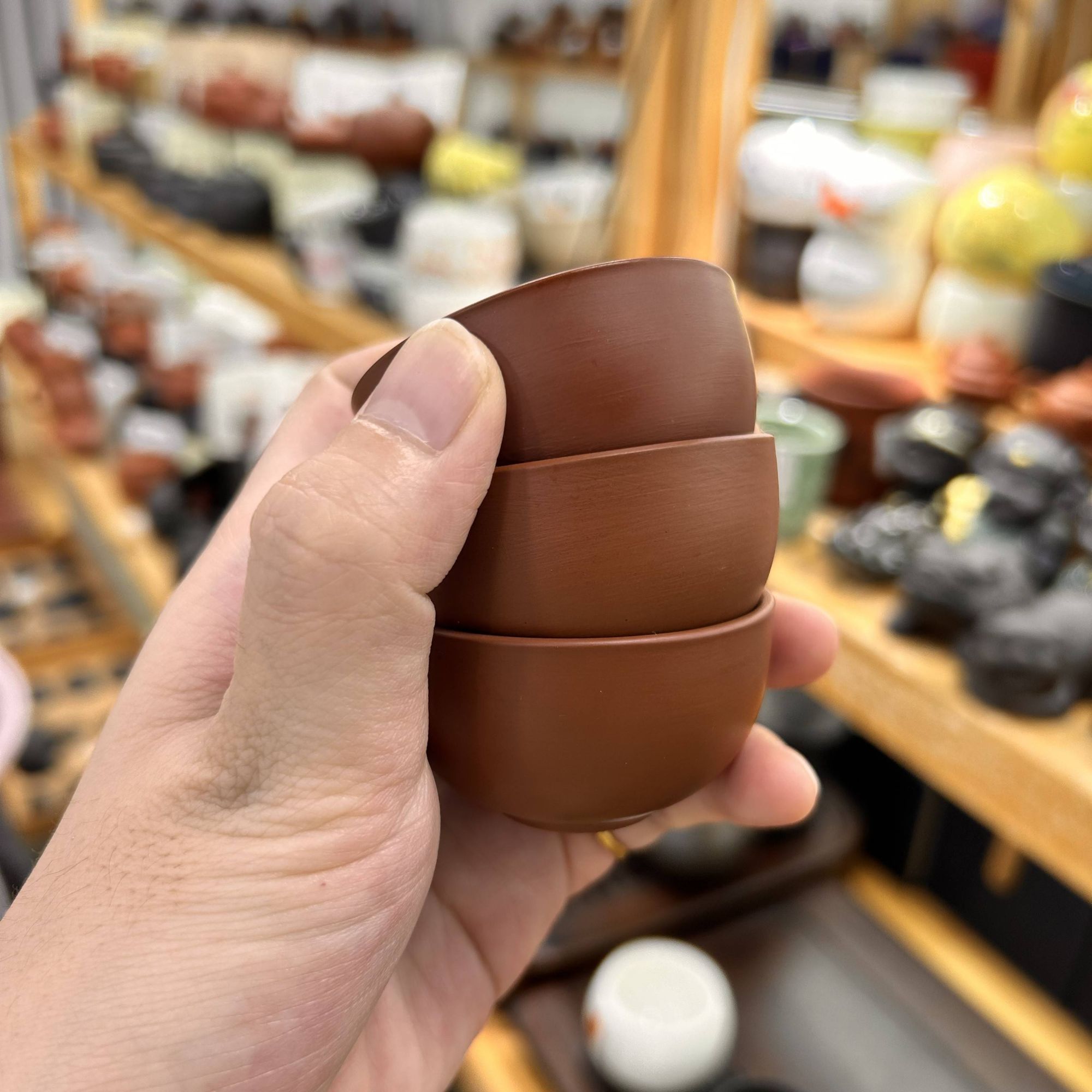 【大白专用】朱泥元宝杯（3个）