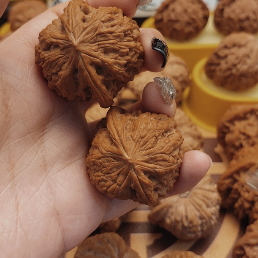 吊坠文玩核桃36全品平谷凹底