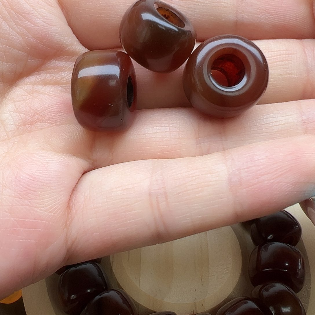 光***军玛瑙/玉髓合金珠宝半成品