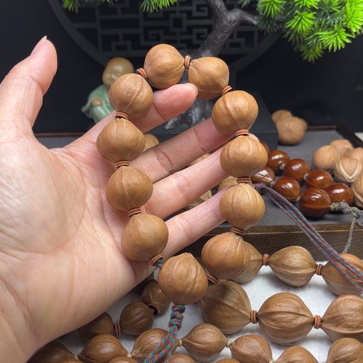 石***司其他橄榄核2.2*2.2原皮三花蒜头铁核11颗