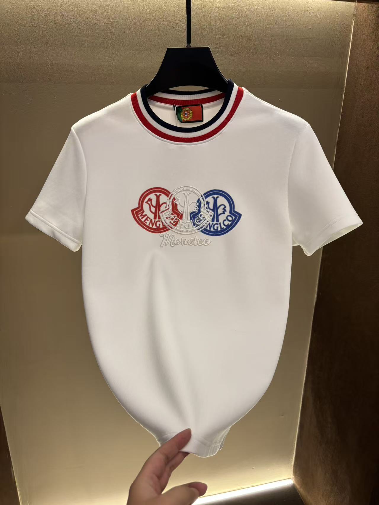 男士冬季新款轻奢休闲百搭修身时尚半袖K977