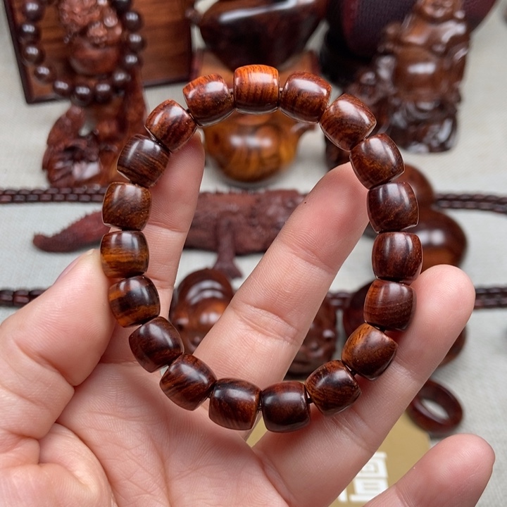 花梨木类端景台1.0桶珠