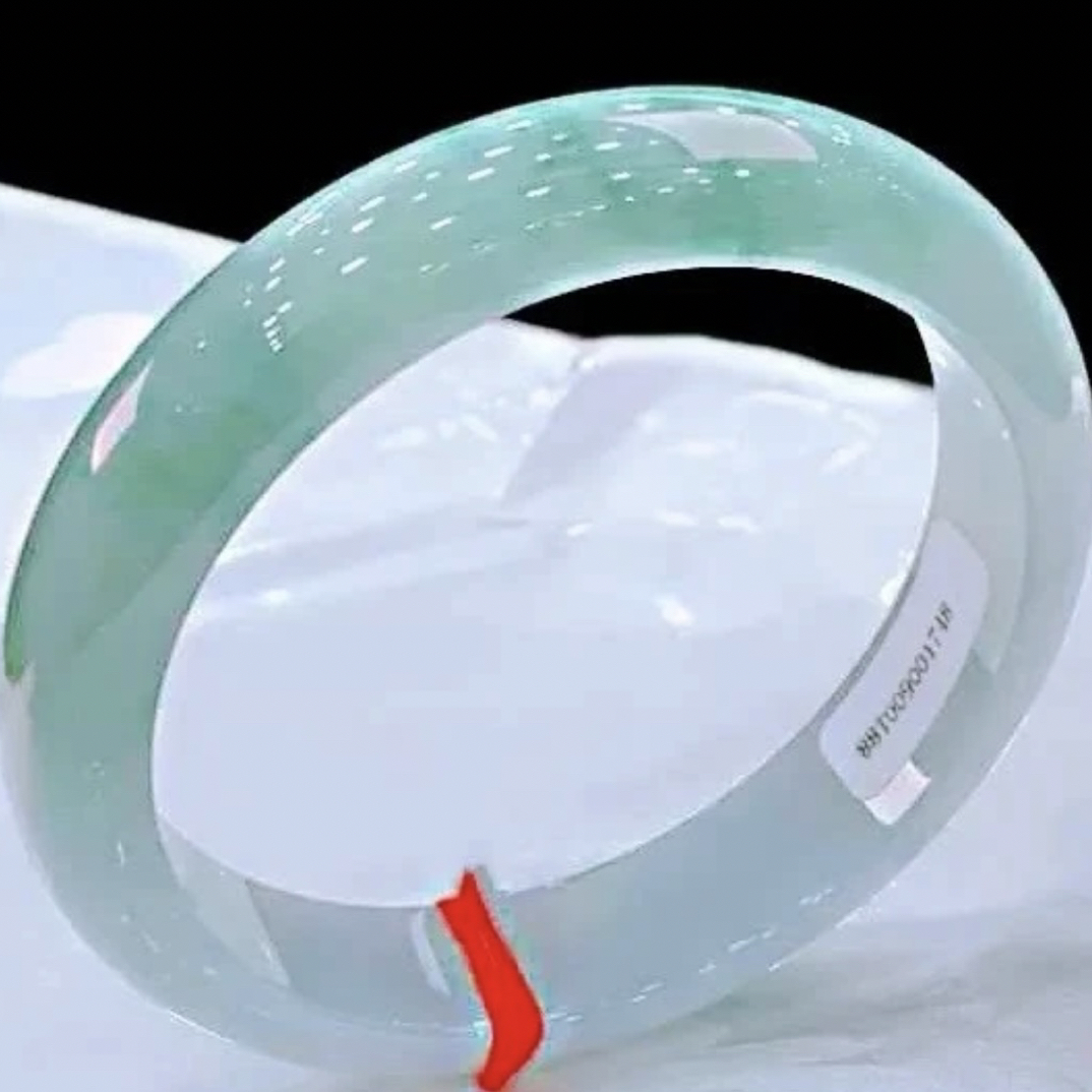 非金属玻璃手镯 A-时尚饰品高端轻奢翠翠美镯缅风款