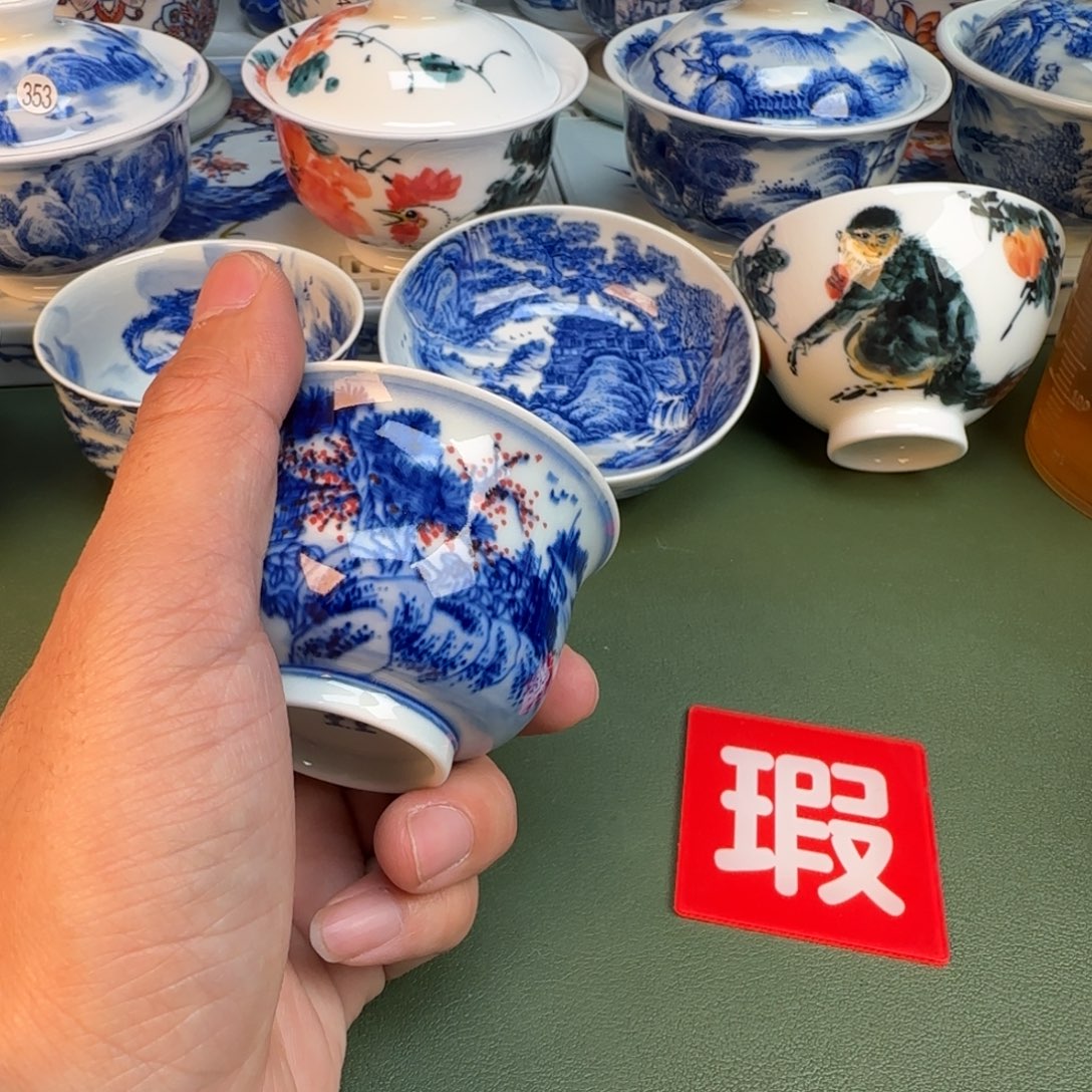 陶纯手工纯手绘茶具356