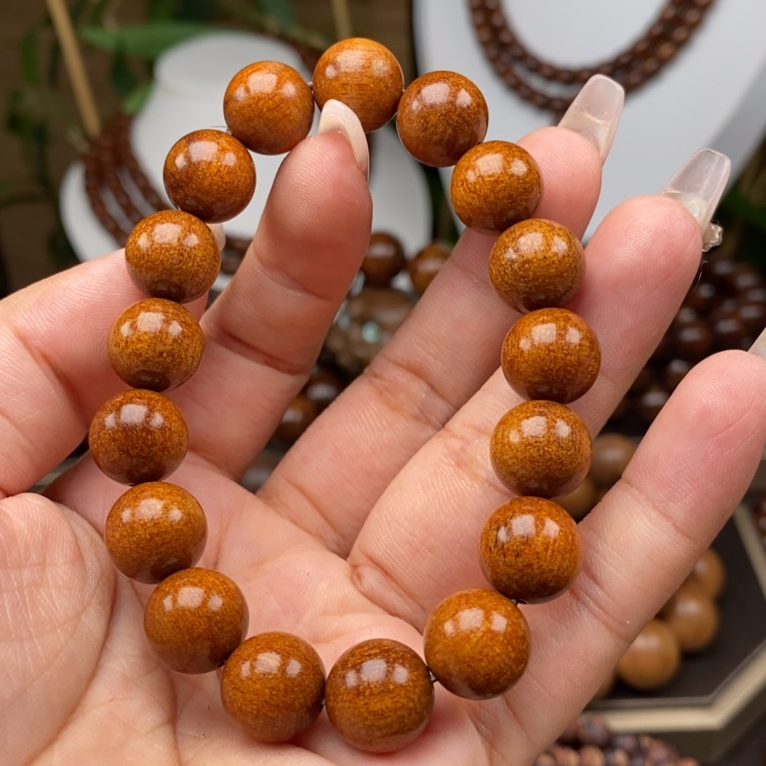 贡木手串/手链贡木1.2黄年糕雪花龙星空