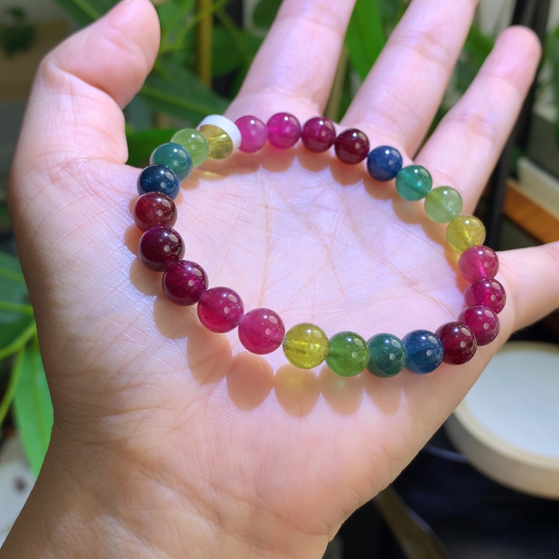 未镶嵌手链碧玺手串