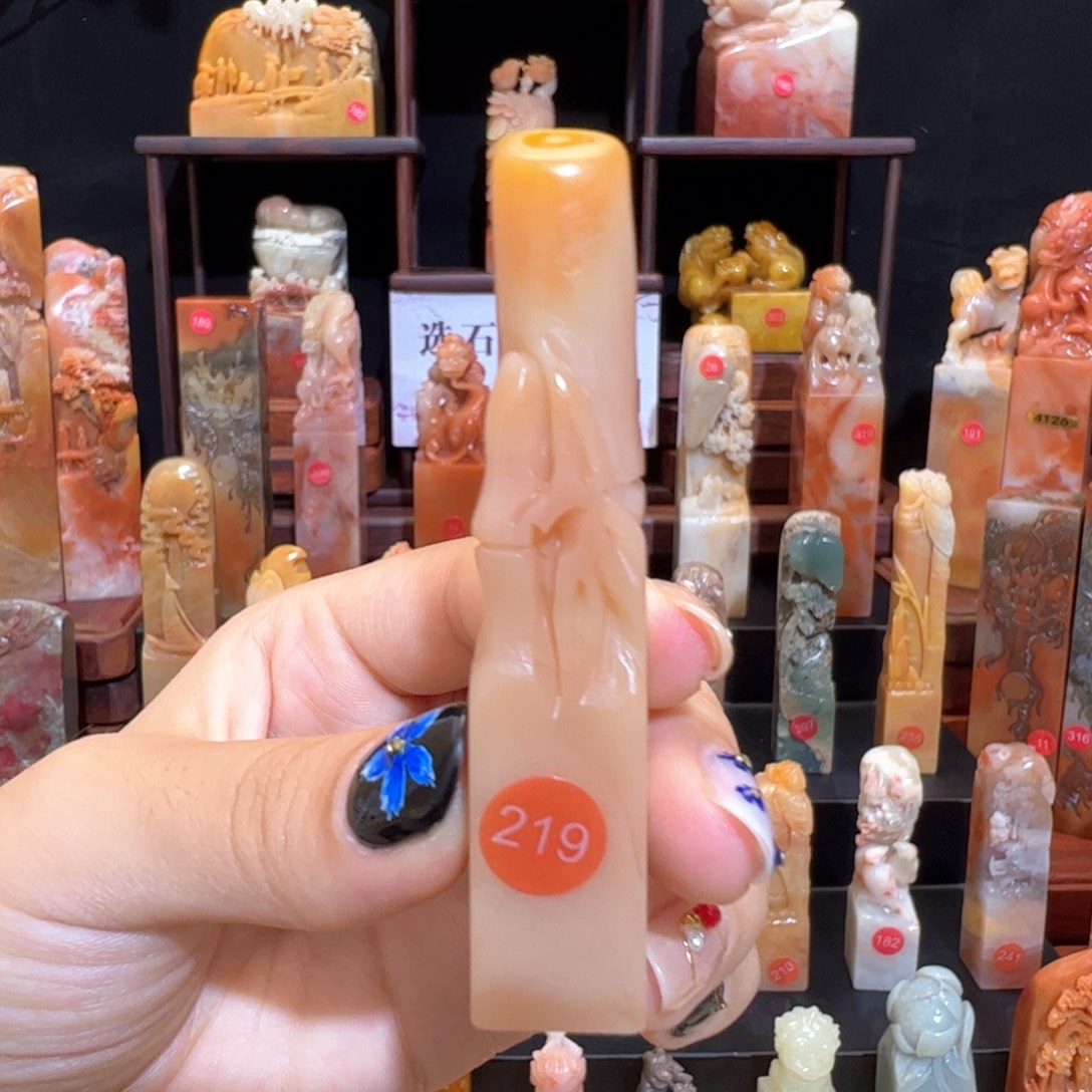 昌化石印石手工制作