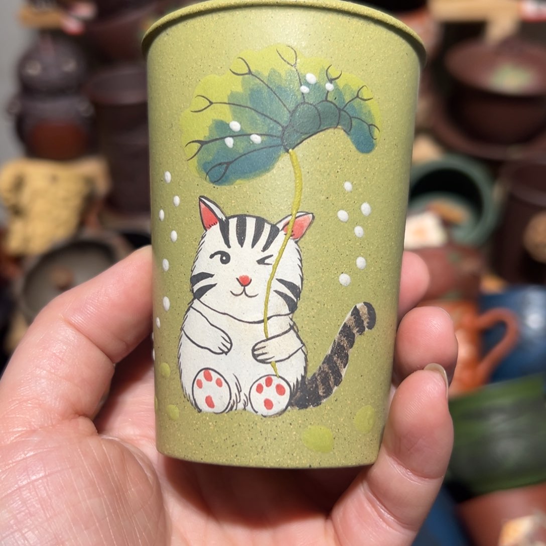 紫砂茶杯宜兴紫砂主人杯