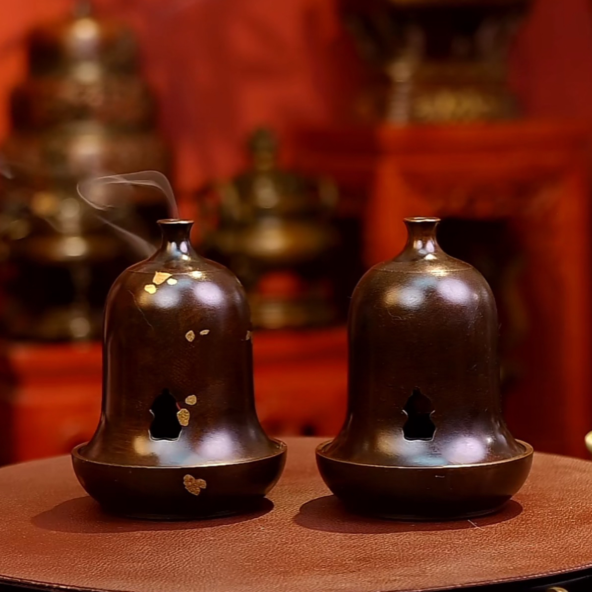 【炉香韵】香语禅意 德钟观烟薰香炉