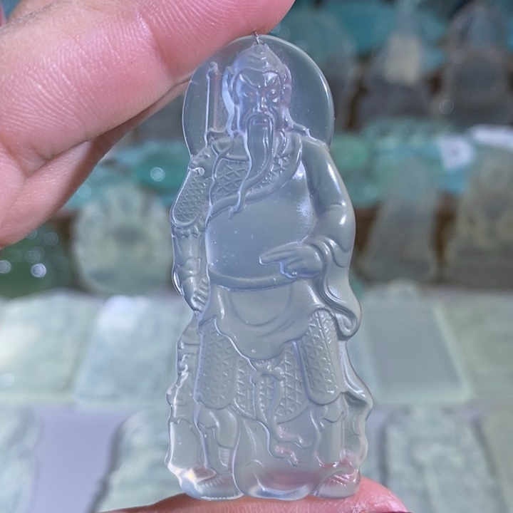 岫玉颈饰未镶嵌吊坠