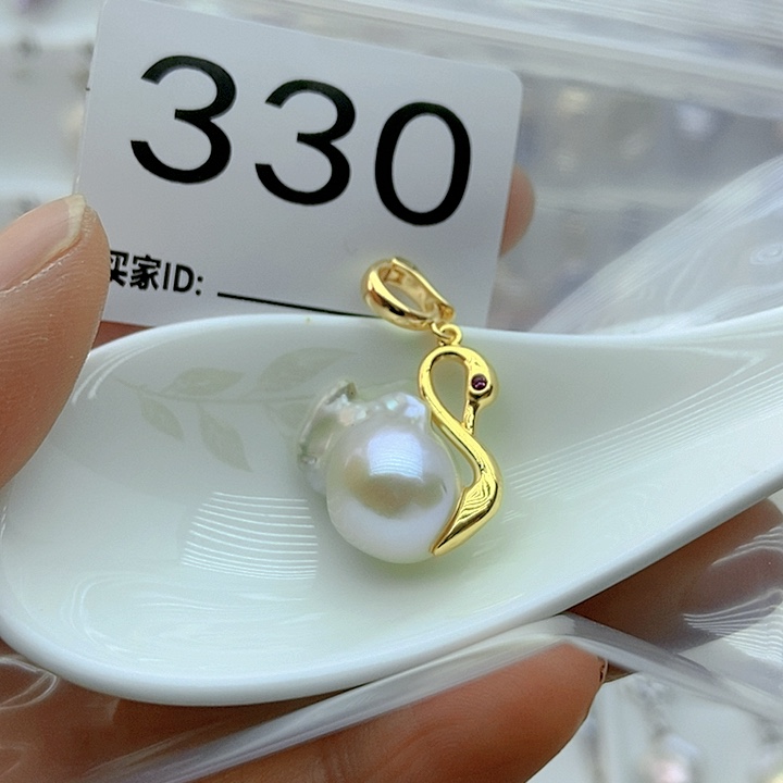 淡水珍珠颈饰银S925镶嵌