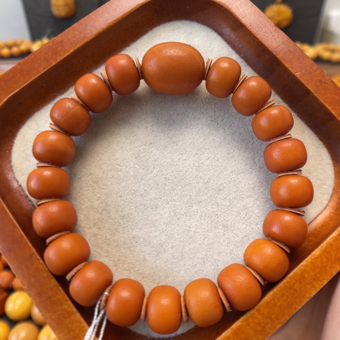 蜜蜡未镶嵌手链蜜蜡