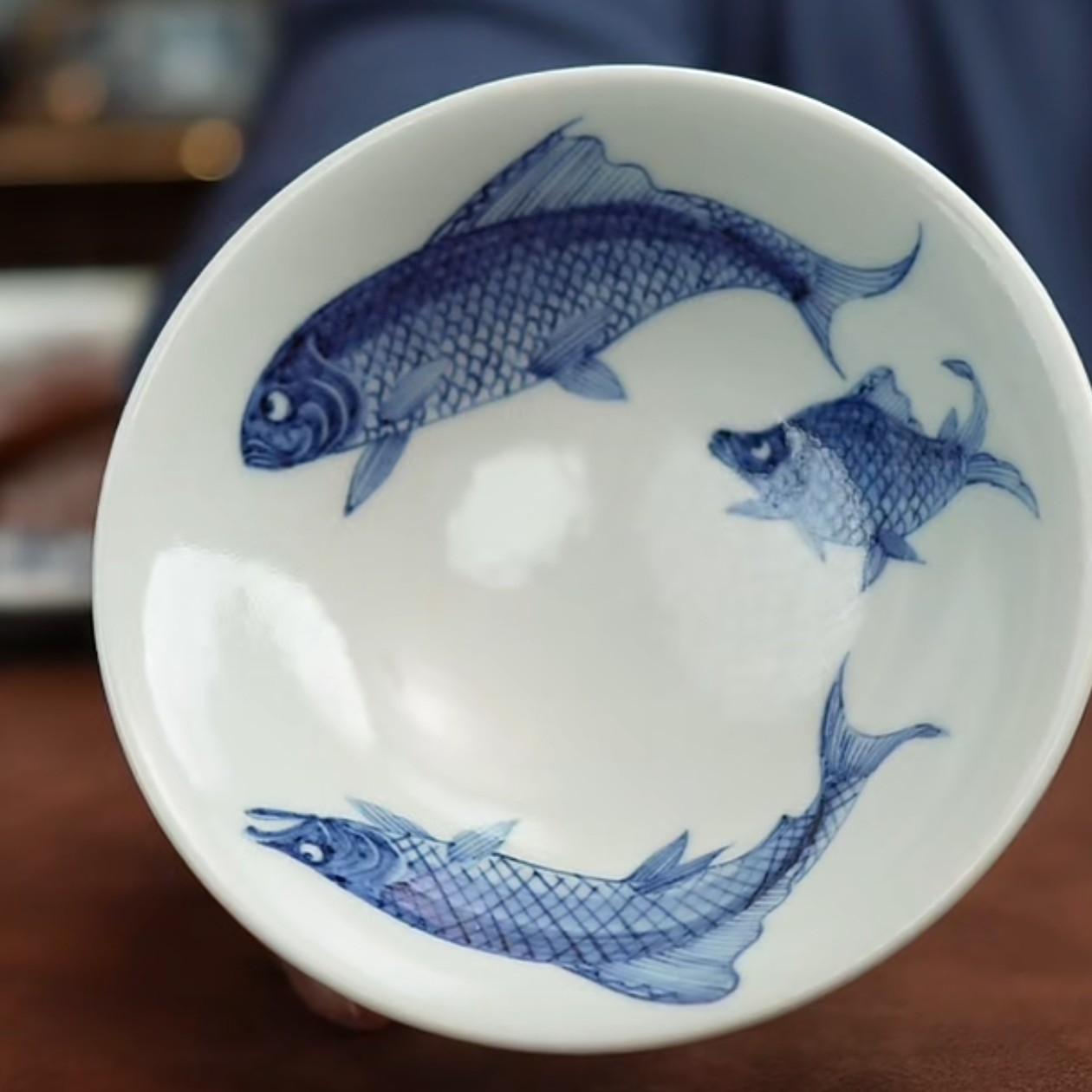 付明华柴天空造物鱼斗笠杯