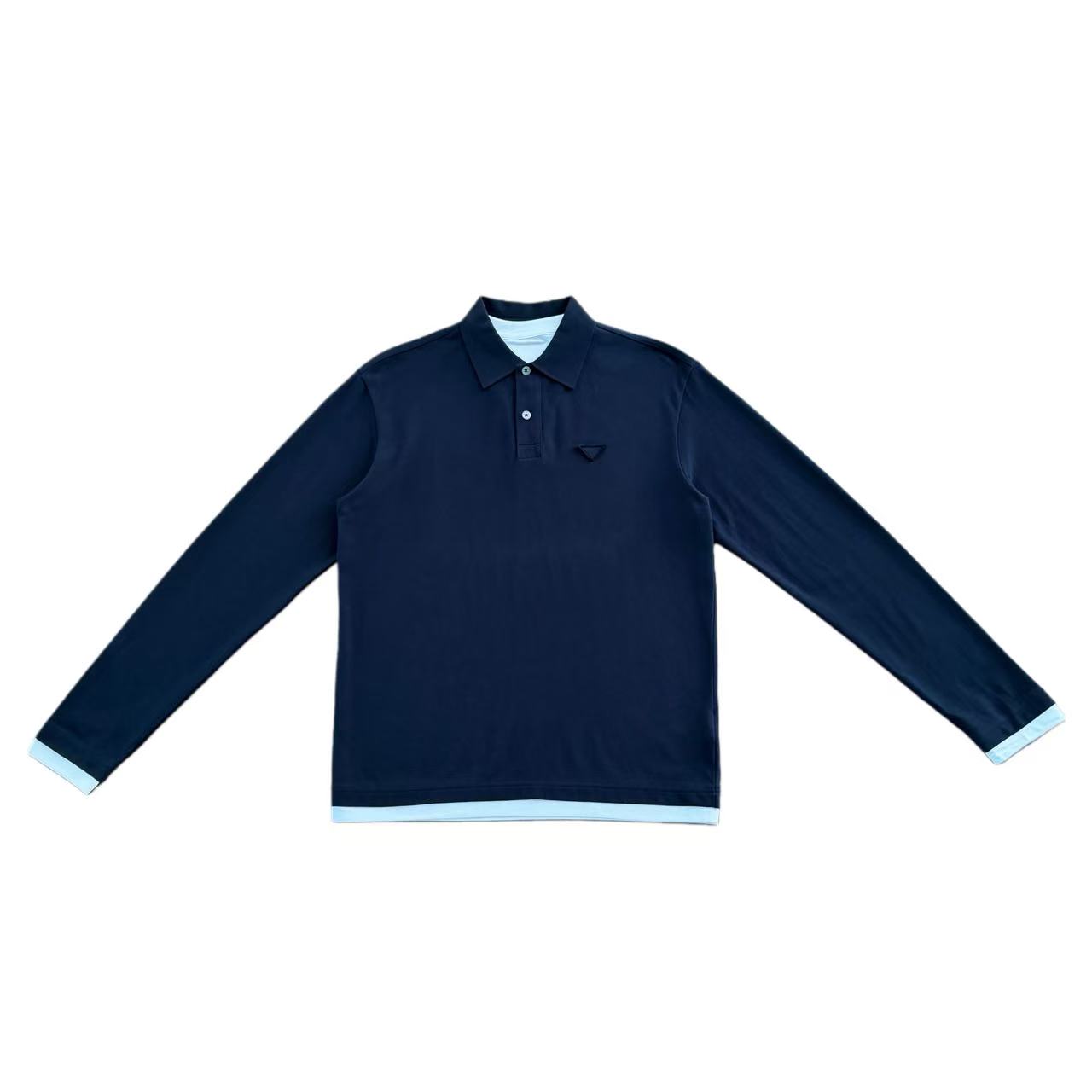 假两件长袖恤打底衫D25966