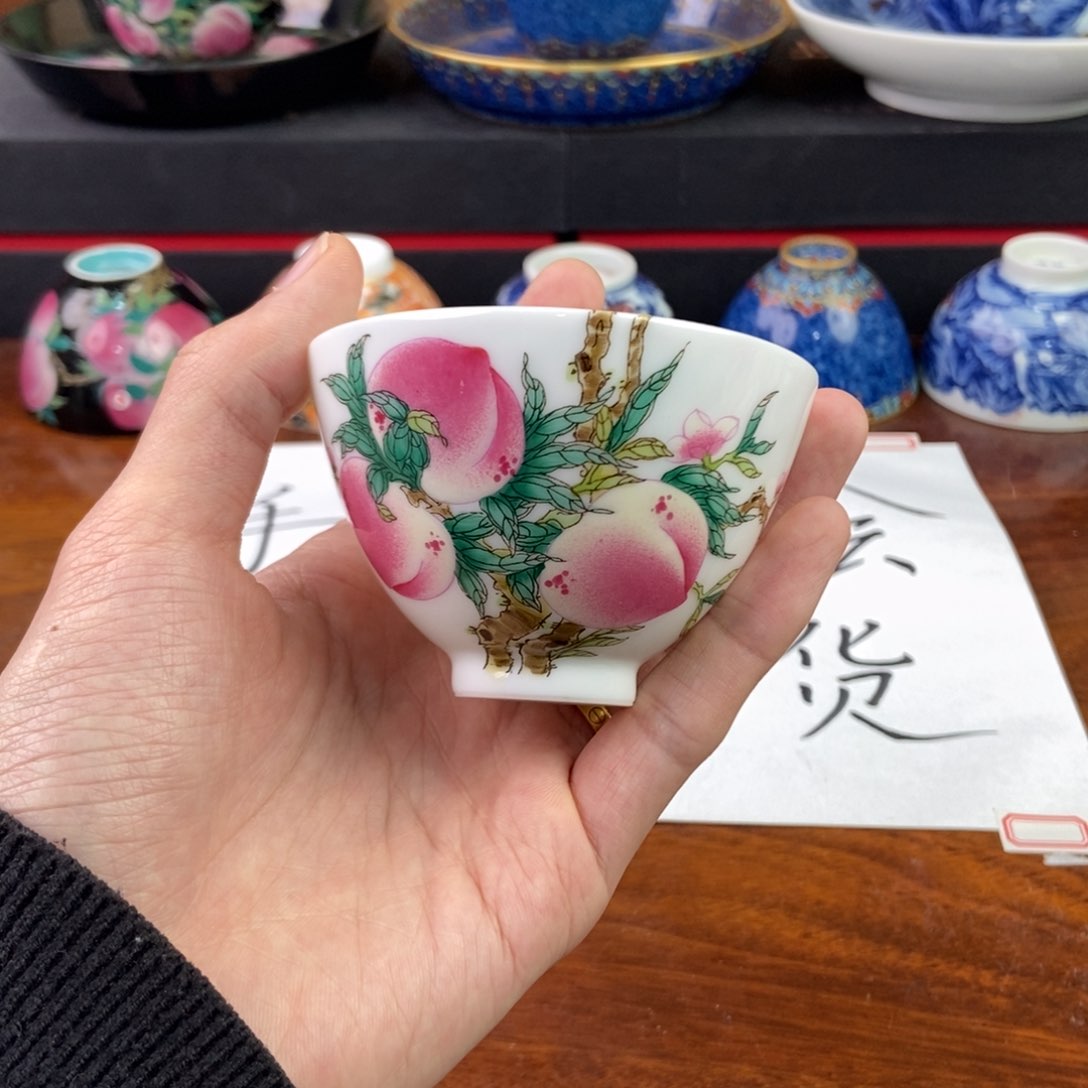 杯景德镇手绘陶瓷艺术